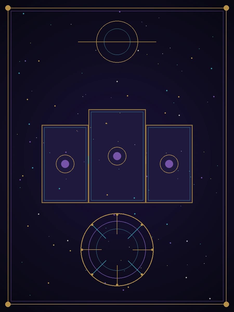 Three-Card Temporal Horizon Oracle Compass (Past · Present · Future)